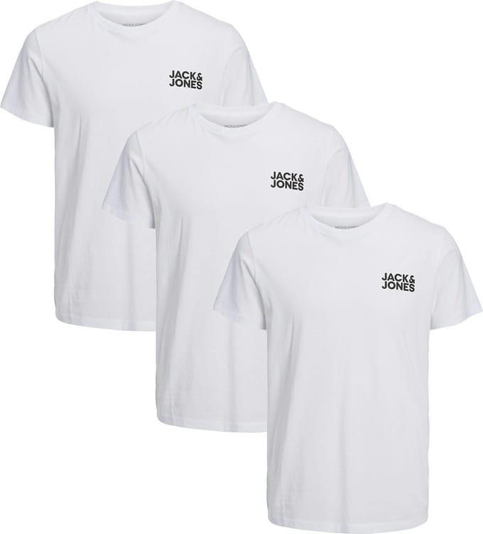 Jack & Jones Heren t-shirt 3 pack Corp