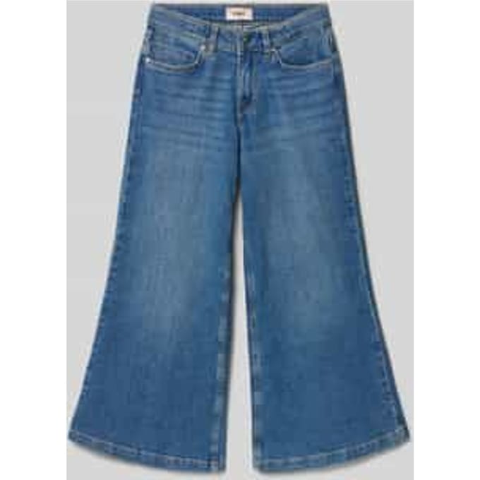 ONLY - KOGCALIFORNIA wide flared broek - Blauw - Maat 152