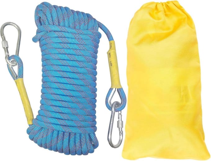 Klimtouw - Hulpkabel - Veilig werken - Hoge treksterkte - 8mm x 5m - Blauw