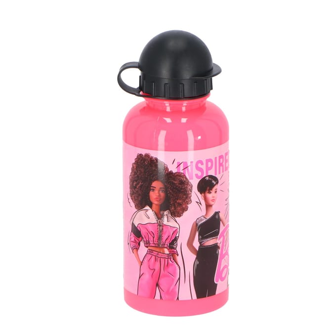 Barbie drinkfles 500ml roze waterfles voor kinderen.