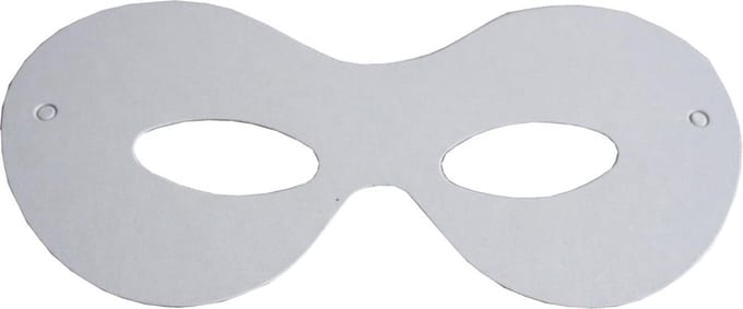 Bouhon Papieren masker - 50 stuks om zelf te decoreren