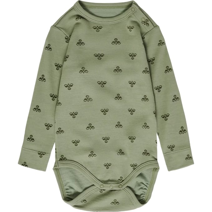 Hummel kinderbody met lange mouwen Hmlbambo Body Ls
