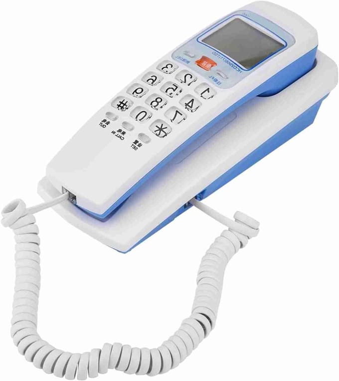 Vaste Telefoon - Extra Telefoon - Thuis Kantoor - Nummerherkenning Functie - 30 Groepen Opslag - Wit