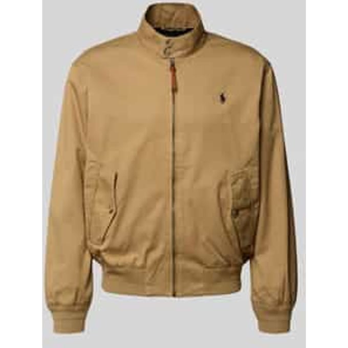 regular fit blouson van puur katoen