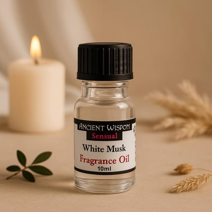 Geurolie voor Aroma Diffuser - Witte Musk - 10ml - Geurverspreider