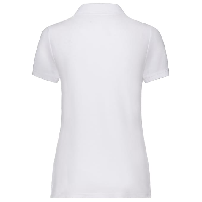 Fruit of the Loom Dames/Dames 65/35 Piqué Poloshirt (Wit)
