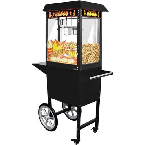 GGM Gastro Popcornmaschine inkl. Wagen - 5 kg/h - mit 1 Kessel
