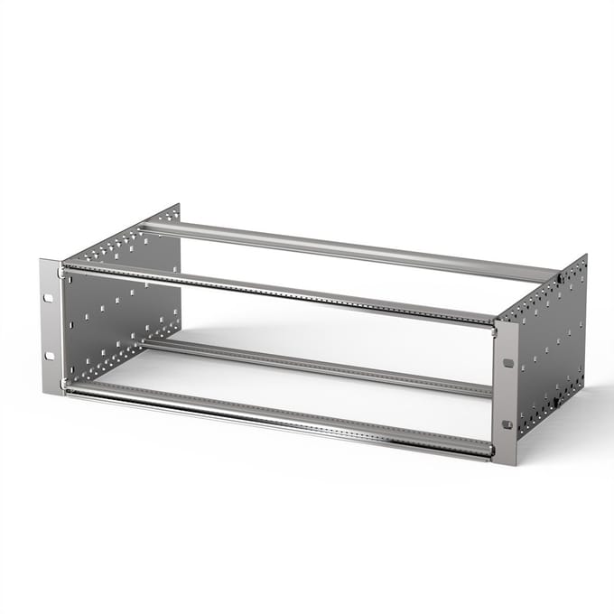 SCHROFF EuropacPRO 19 moduledrager voor backplane, licht, niet afgeschermd, 6 HE, 235 mm