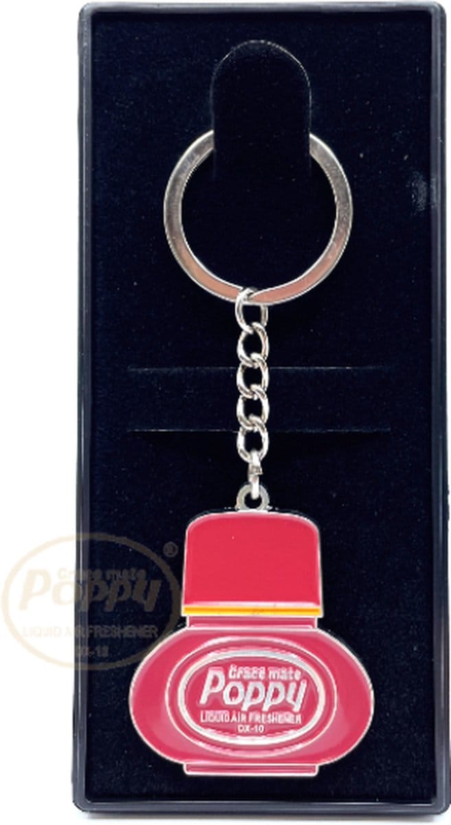 Poppy Grace Mate Stainless Steel Keyring Cattleya