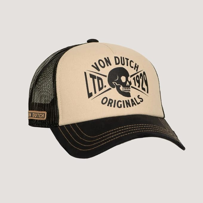 Von Dutch Crew 28 Truckercap Beige