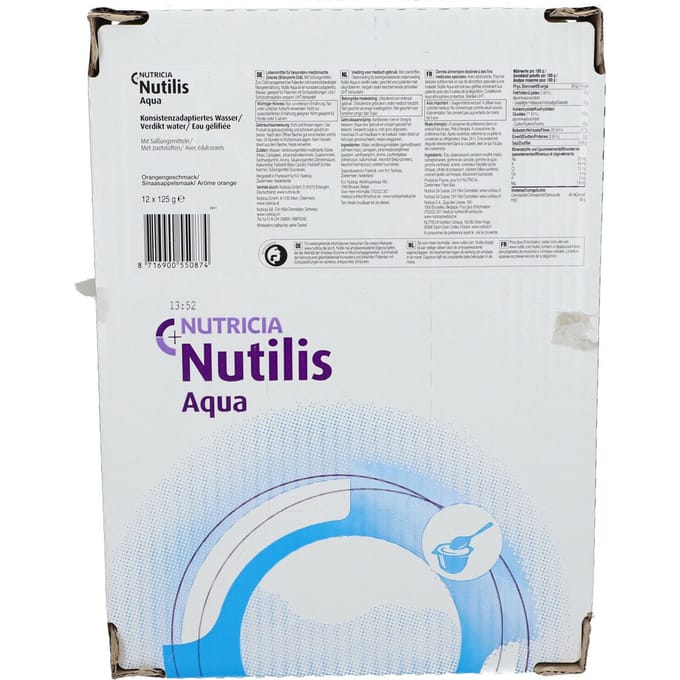 Nutilis Verdikt Water Sinaas Cups 12x125g