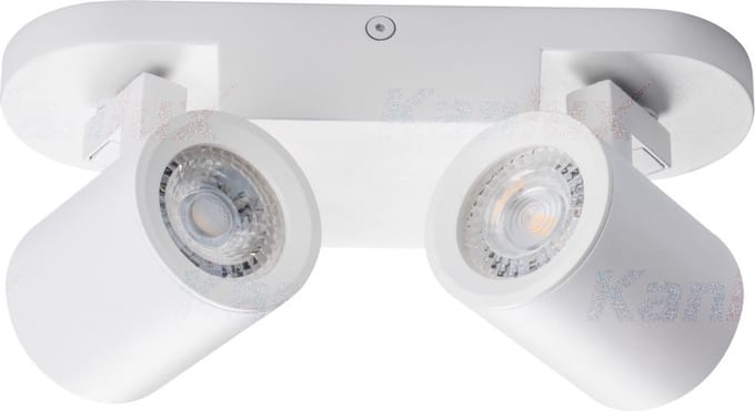 Laurin 2 wandlamp - plafondlamp spot - incl LED - wit