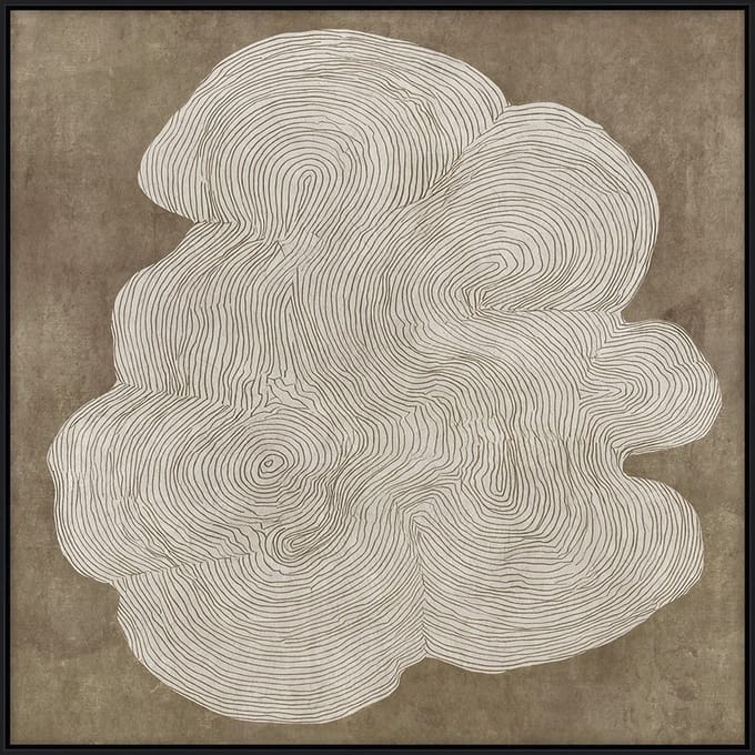 Schilderij Woodpulse 70x70cm