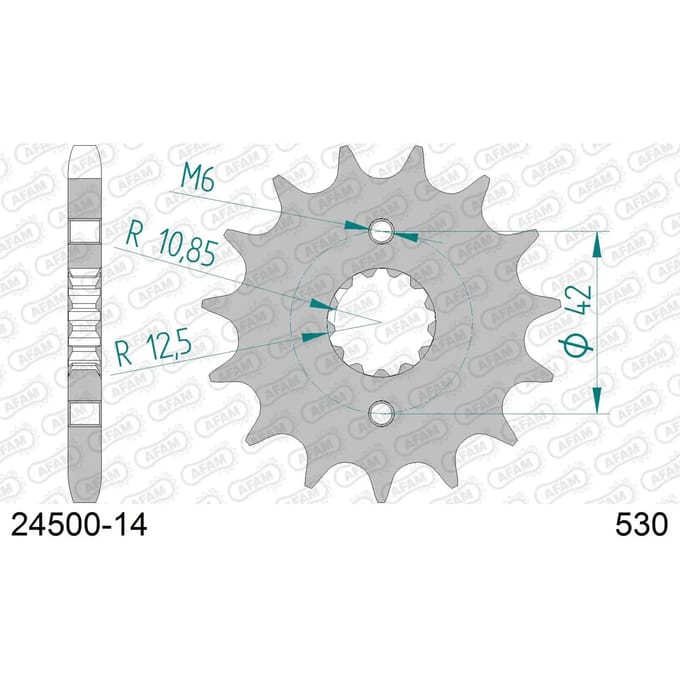 Tandwiel Afam 530 14 dents