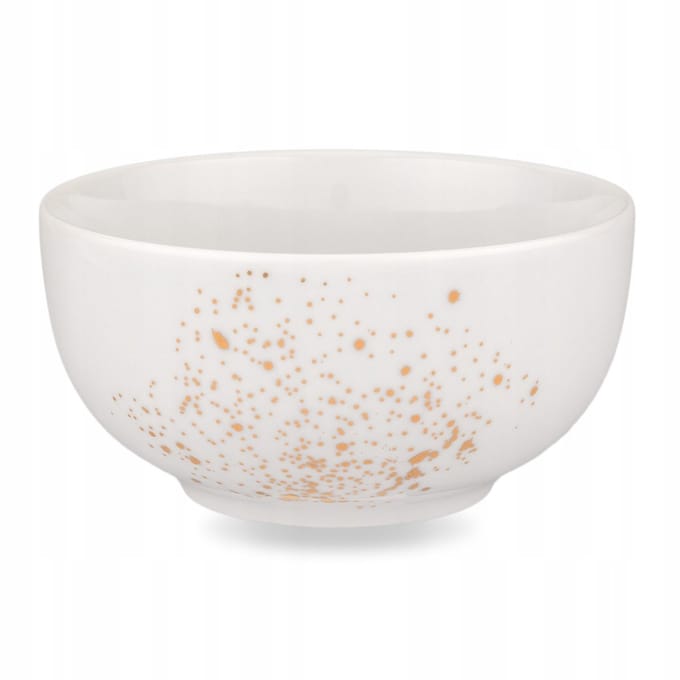 Elegante porseleinen Kom 500 ml met gouden accent