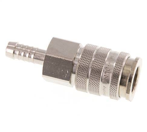 Vernikkeld Messing DN 10 Luchtkoppeling Snelkoppeling 9 mm Slangpilaar Double Shut-Off