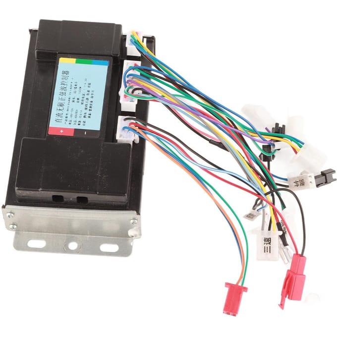 1000W Borstelloze Motorcontroller Sinusgolf Motor Snelheidsregelaar voor Elektrische Fiets Scooter 48‑72V black