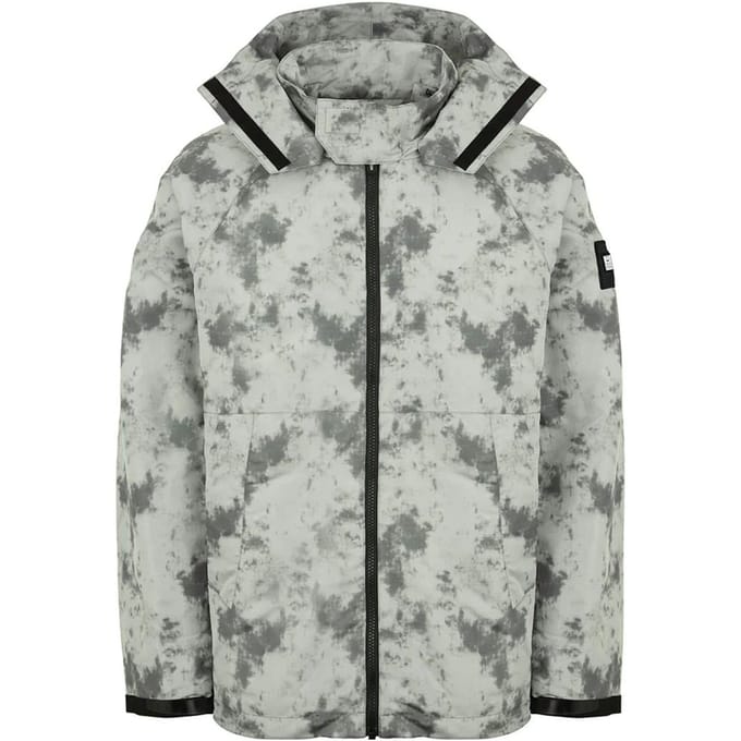 Weekend Offender lange mouwen grijs geroest heren capuchonjack JKAW2118 GRIJS GEROEST