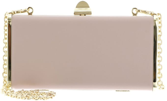 COCCINELLE Leren schoudertas avondtas Liv Handbag Smooth Leather Rosette oud roze
