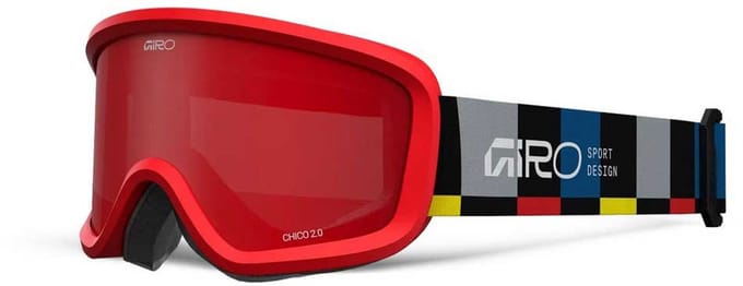 Giro Chico 2.0 Blocks Junior Skibril Rood Amber Scarlet/CAT2 Jongens,Meisjes
