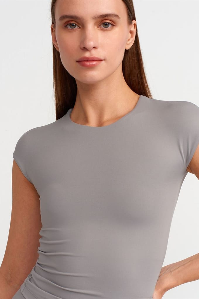 Dames Slim Fit Crew Neck T-shirt