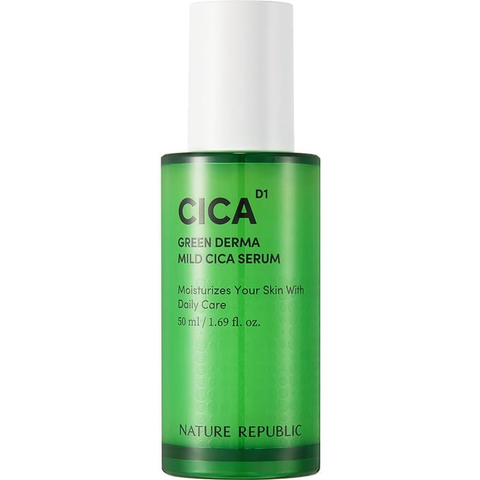 Cica D1, Green Derma Milde Cica Serum, 50ml(1.69 fl oz) green