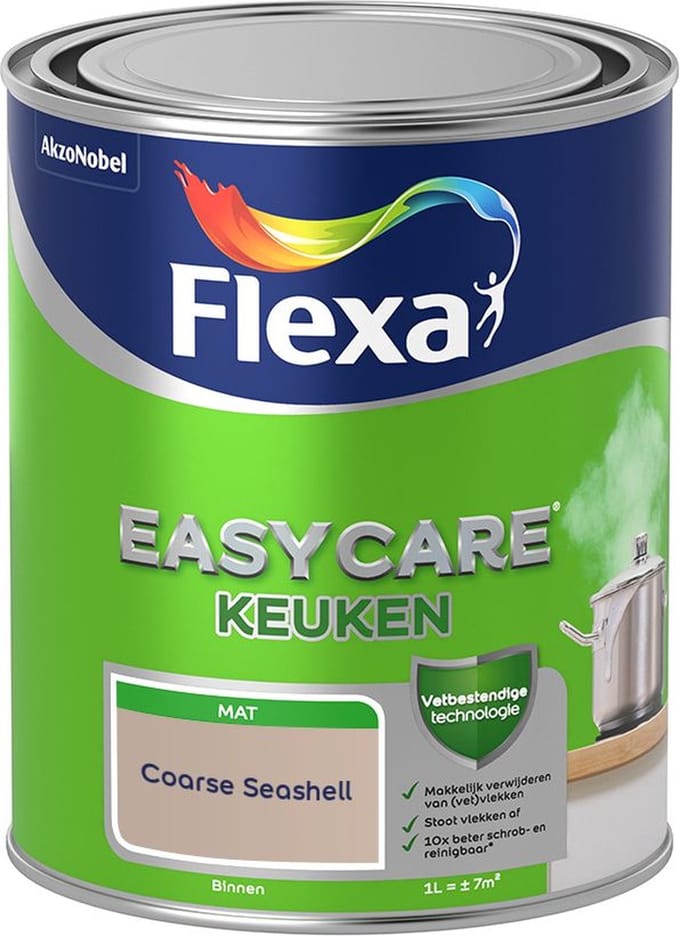Flexa - Easycare Keuken - Coarse Seashell - Mengverf - 1 L