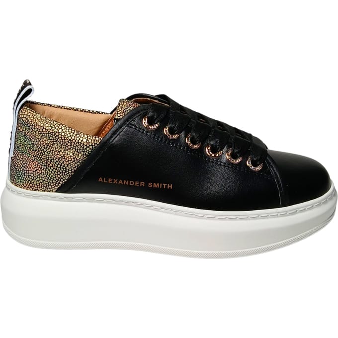 Damesschoenen Alexander Smith Wembley vrouw-zwart goud