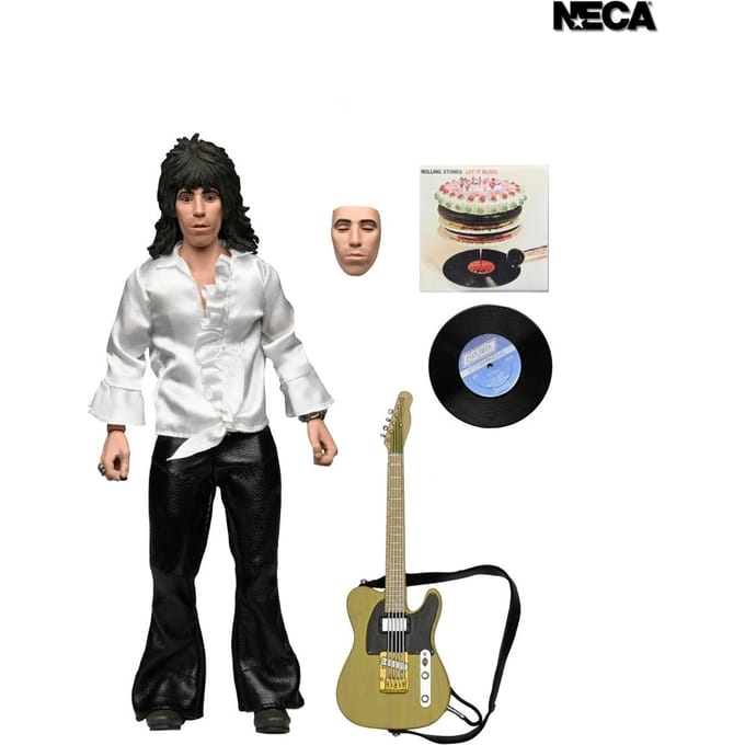 NECA - ROLLING STONES KEITH RICHARDS (1975) 8 INCH CLOTHED ACTION FIGURE
