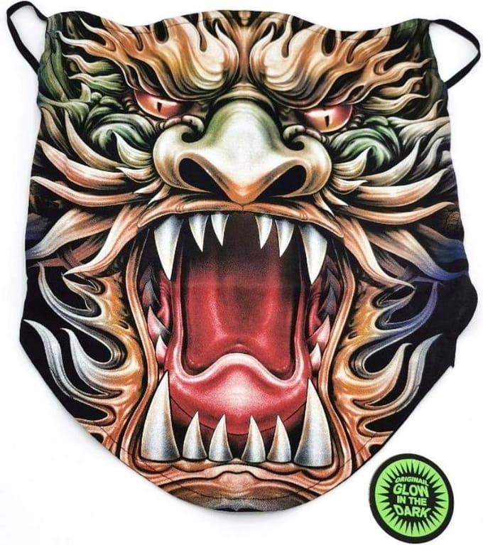 Design Biker sjaals - Biker-sjaal Super Draak
