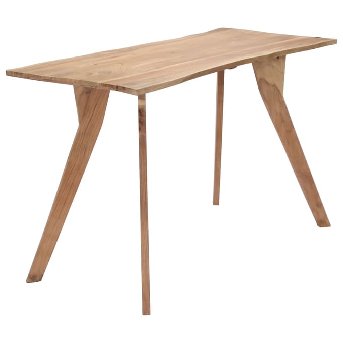 vidaXL - Eettafel - 120x58x76 - cm - massief - acaciahout