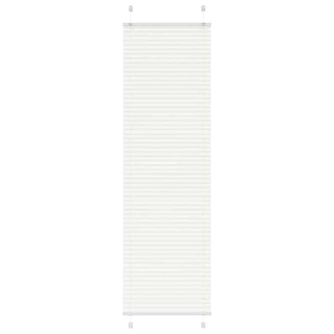 vidaXL - Plissé - rolgordijn - 65x200 - cm - stofbreedte - 64,4 - cm - polyester - wit