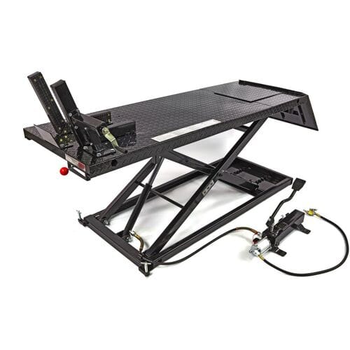 HBM motorheftafel 700 kg zwart, max. belasting 700 kg, hoogte 85 cm, 255 x 71 cm