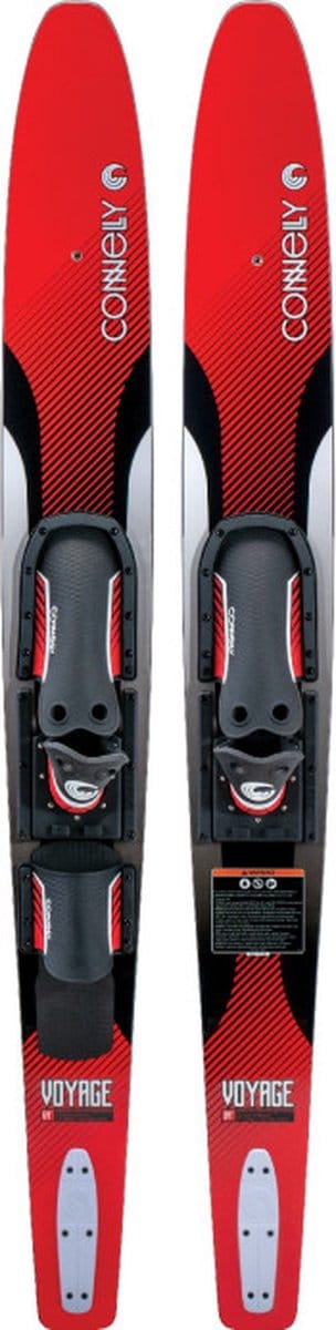 Connelly Voyage 64" Combo Waterski Set – 163 cm met Verstelbare Slide Bindingen – Beginners Waterski Pakket