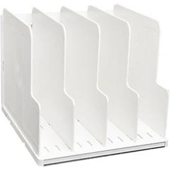 Exacompta Modulotop Sorter A4+ AutentiK Wit, 5 flexibele verdelers, etikethouder, Blaue Engel, 25 jaar garantie
