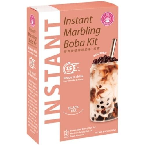 O'S Bubble Instant Boba Zwarte Thee 240 g Kit voor Bubble Tea
