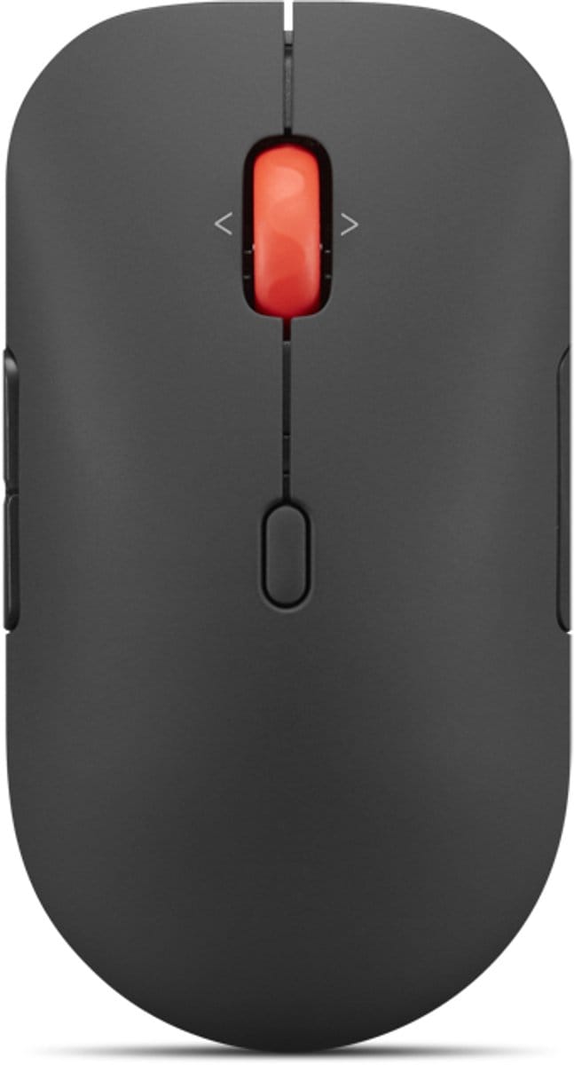 Lenovo Pro Plus 6050 - mouse - multi-mode - Bluetooth 5.3 2.4 GHz - eclipse black - Muis - Optisch - 6 knoppen - Zwart