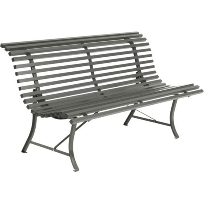 Fermob - LOUISIANE bank - 150 x 80 x 72 cm - 48 rozemarijn mat - groen