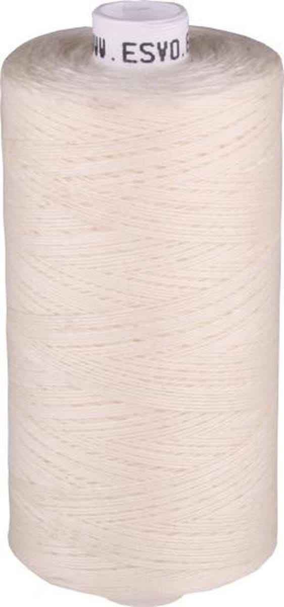 ESVO naaigaren - waterafstotend - 2 x 350 m - dikte 35 - ecru / wit