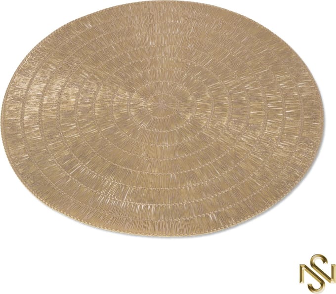 San Naila- Golden Burst- Placemats- Goud- 4-delig