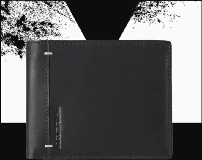 MAVERICK BILLFOLD COMPACT LEDER ZWART MAV-UC-001-0 URBAN CLASSIC