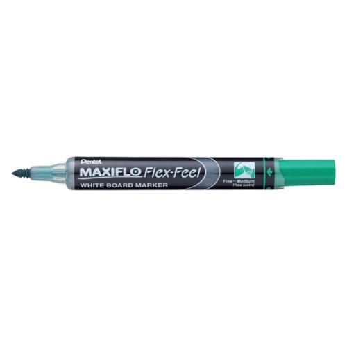 Whiteboardmarker pentel mwl5sbf maxiflo rond 1.5-4.5mm groen