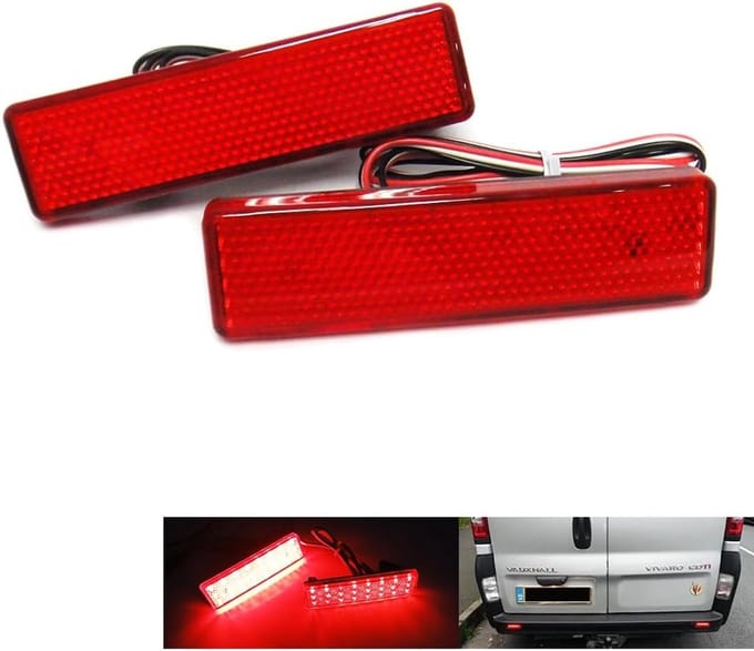 LED Achterlicht en Reflector voor Vivaro, Movano, Master en Trafic (2001-2024)