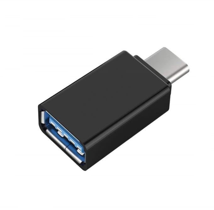 Supersnelle adapter USB-C naar USB 3.0 Zwart