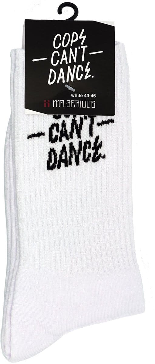 Cops can’t dance socks white