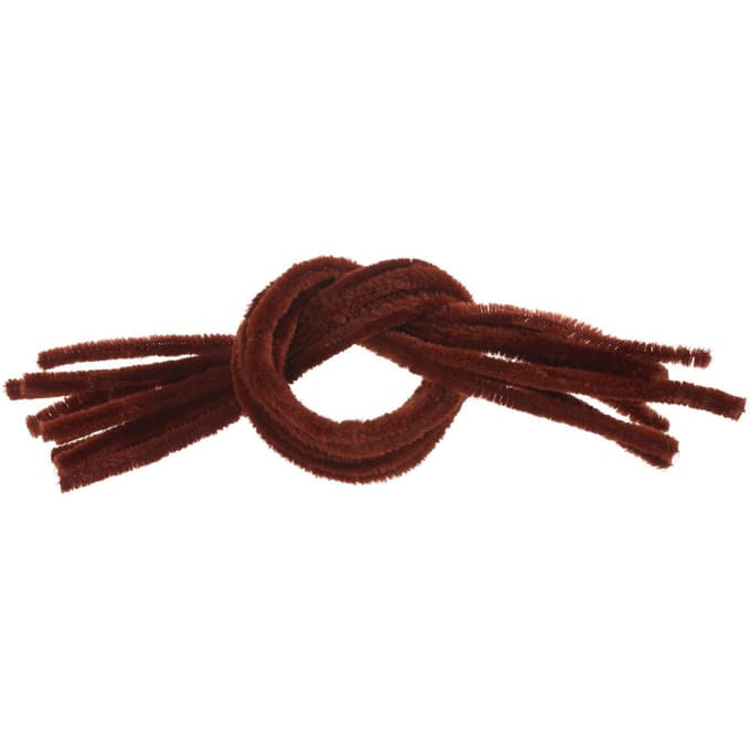 VBS Chenilledraad, 10 stuks - Bruin