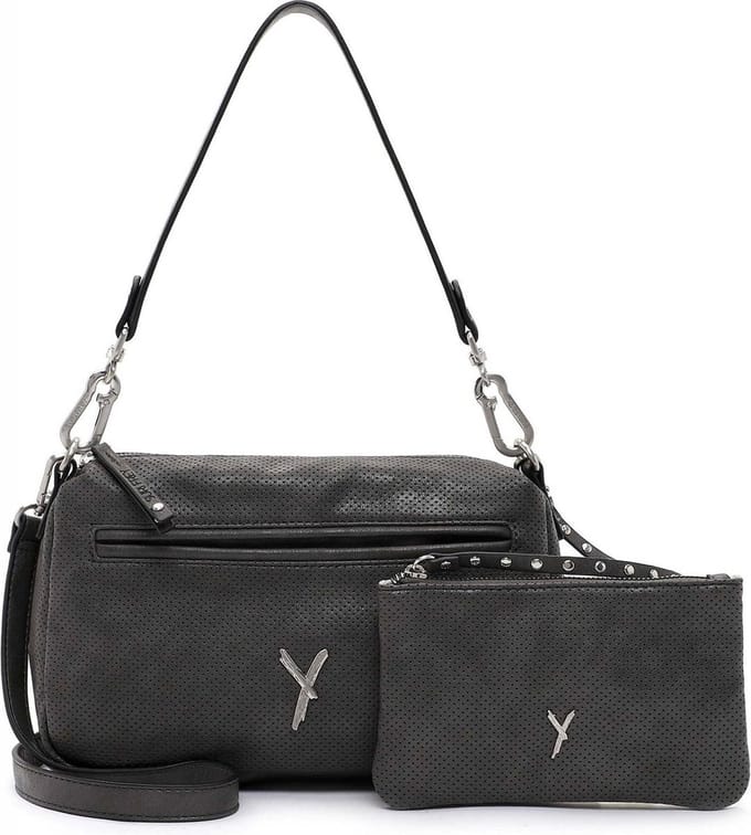 SURI FREY Schoudertas Handtas Laley Crossover Bag Darkgrey Donkergrijs