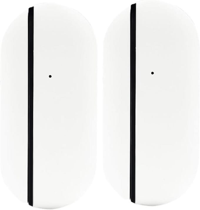 Deursensor Alarm - Raamsensor Magneetcontact - Huis Beveiligen - App Meldingen - 2 stuks - Wit