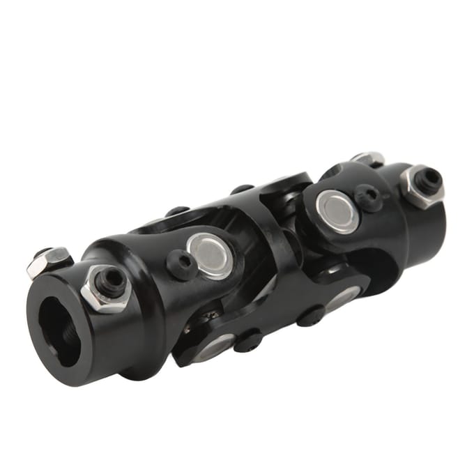 Dubbel Stuur U-Gewricht 34in DD X 34in DD 5.2in Lengte Stuurkolomschacht Koppeling black
