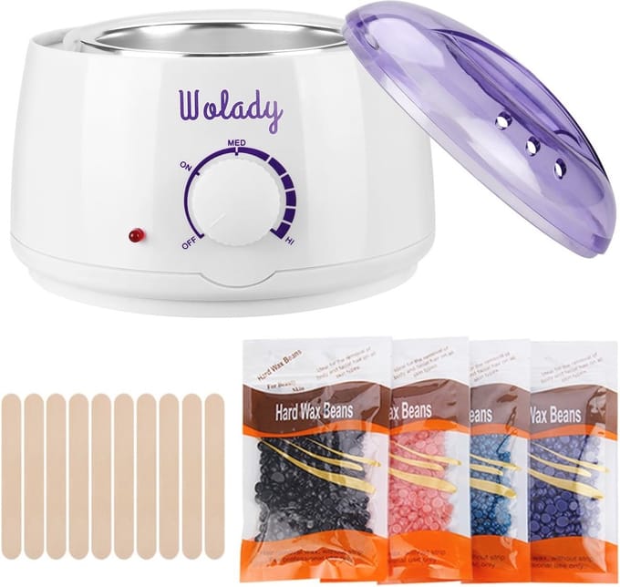 Wachther voor ontharing met warme was - Professioneel ontharingspakket 500 ml met accessoires